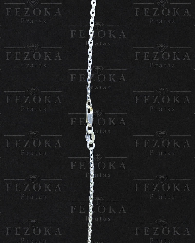 Corrente Prata 925 Nacional - 2mm - Elo Cartier - Fecho Italiano