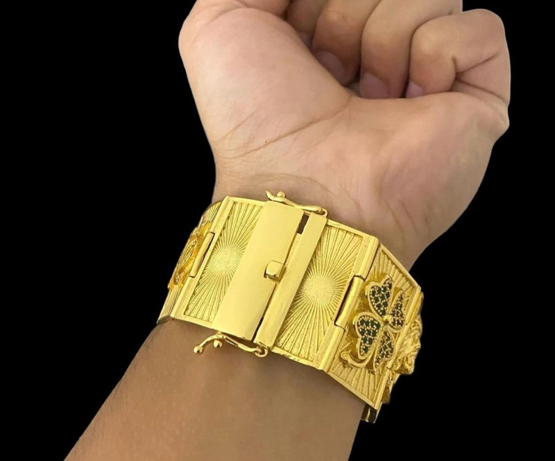 Bracelete Santa ceia Moeda antiga