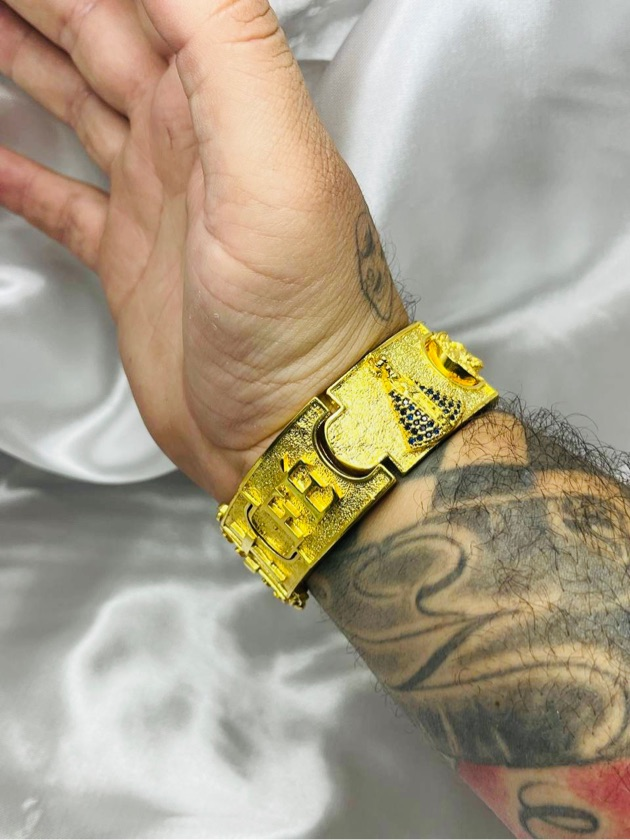 Bracelete Fé Moeda antiga