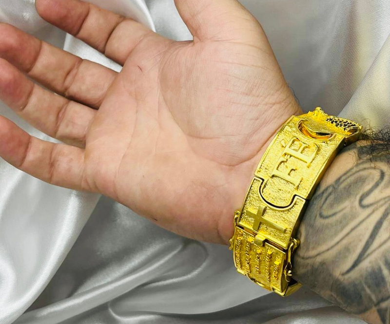Bracelete Fé Moeda antiga